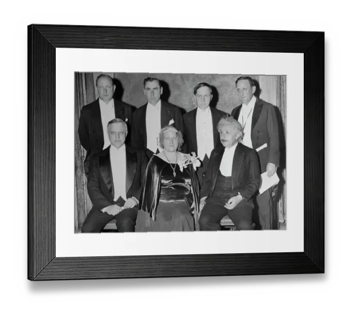 Framed Print : Albert Einstein and Others Framed Print : Albert Einstein and Others