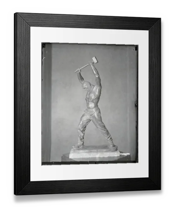 Framed Print : Statue by Max Kalish Framed Print : Statue by Max Kalish
