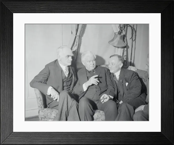 Framed Print : Henry Rainey Conversing with Others Framed Print : Henry Rainey Conversing with Others