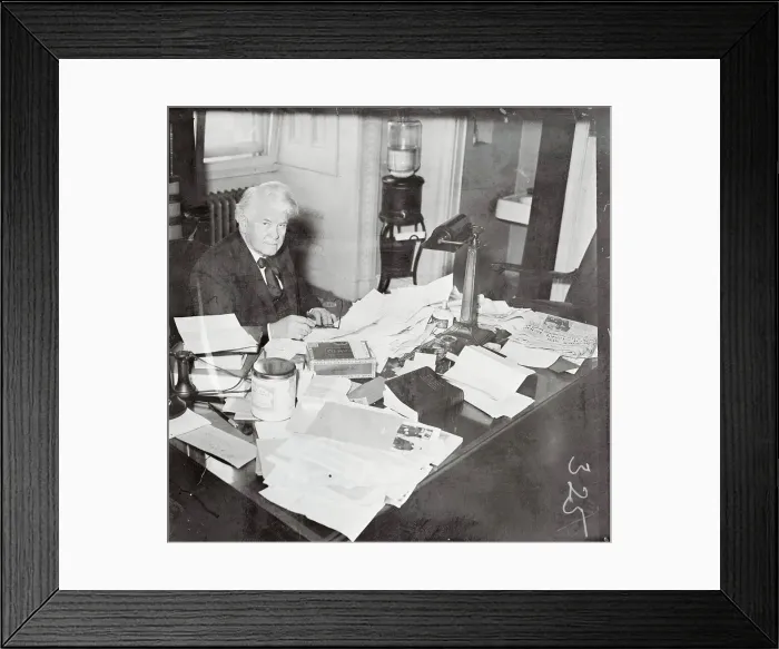 Framed Print : New Speaker of the House Well Supplied with Work Framed Print : New Speaker of the House Well Supplied with Work