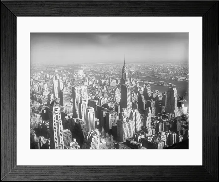 Framed Print : Manhattan from the Empire State Building Framed Print : Manhattan from the Empire State Building