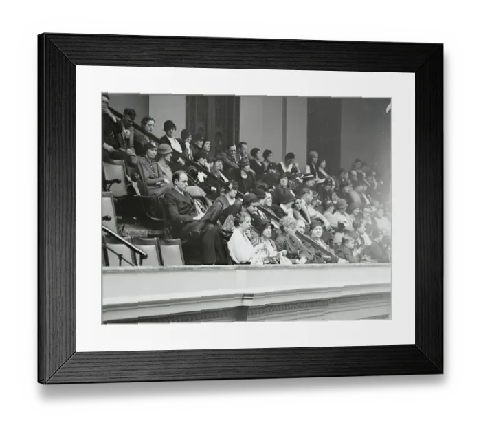 Framed Print : Eleanor Roosevelt and Friends in Audience at House of Congress Framed Print : Eleanor Roosevelt and Friends in Audience at House of Congress
