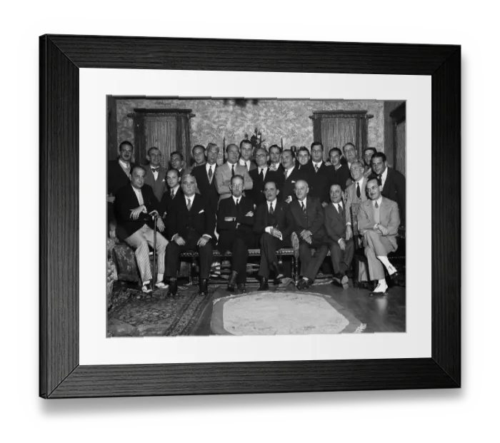 Framed Print : Cuban Leaders in Miami