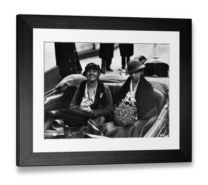 Framed Print : Lou Hoover and Eleanor Roosevelt Framed Print : Lou Hoover and Eleanor Roosevelt