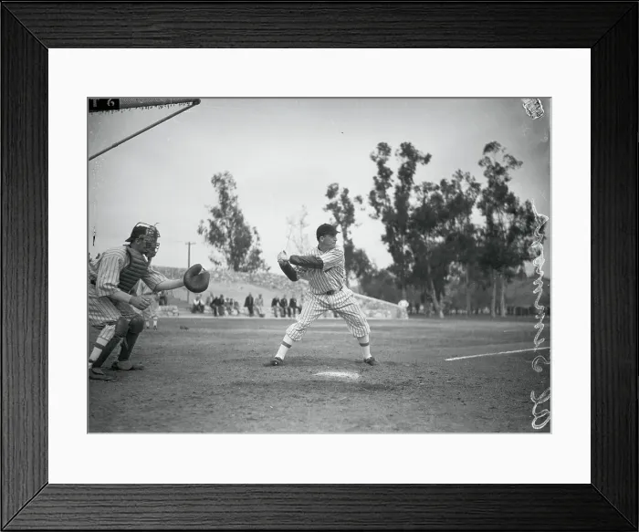 Framed Print : Al Simmons Batting Framed Print : Al Simmons Batting
