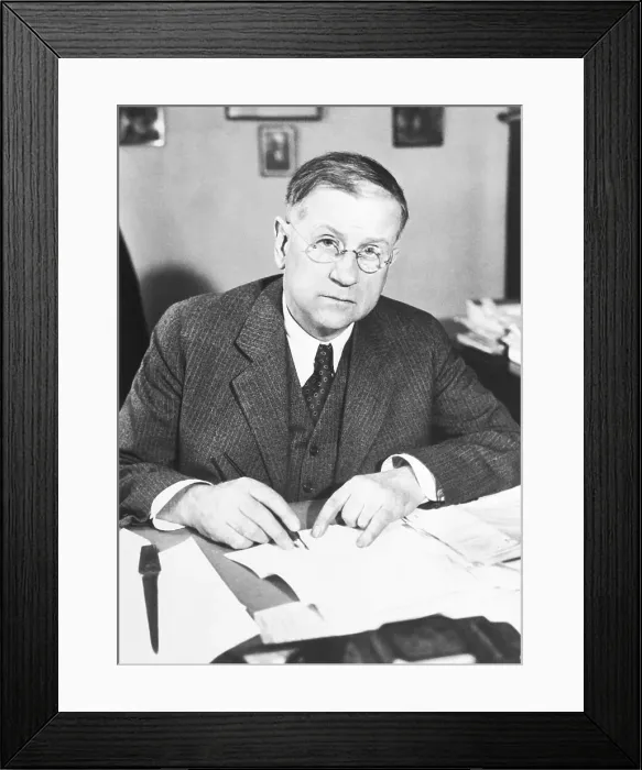 Framed Print : Portrait of Harold L. Ickes Framed Print : Portrait of Harold L. Ickes