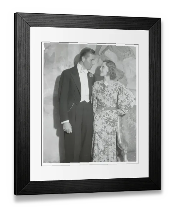 Framed Print : Portrait of Bruce Cabot and Loretta Young Framed Print : Portrait of Bruce Cabot and Loretta Young