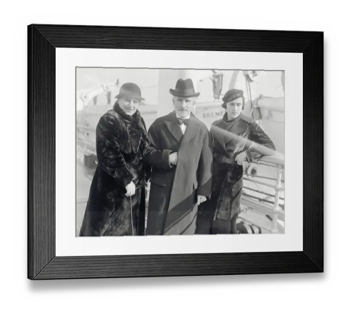 Framed Print : Arturo Toscanini Posing with Family Framed Print : Arturo Toscanini Posing with Family