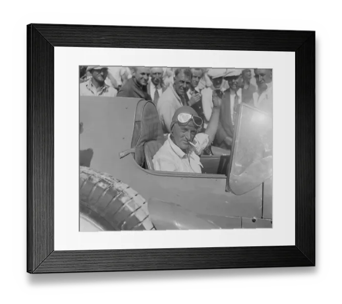 Framed Print : Sir Malcolm Campbell After Breaking Record Framed Print : Sir Malcolm Campbell After Breaking Record