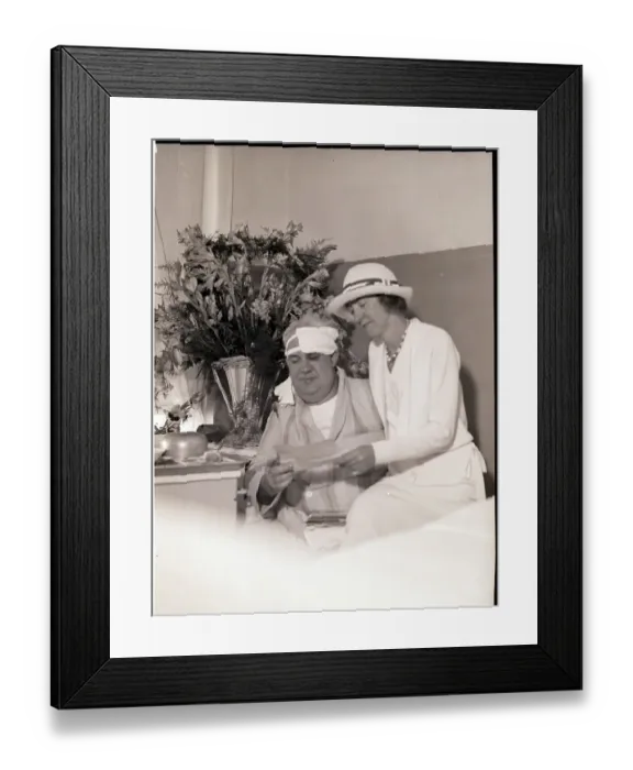 Framed Print : Mr. Simnott After Saving President Roosevelt