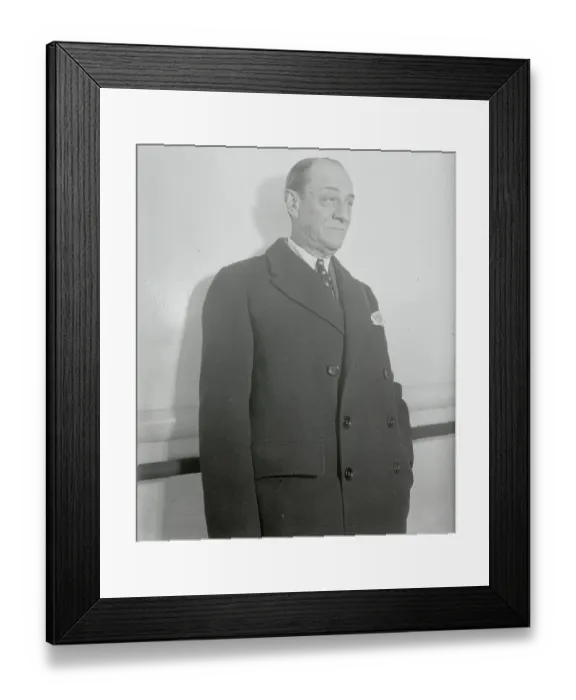 Framed Print : Portrait of Jesse Straus Framed Print : Portrait of Jesse Straus