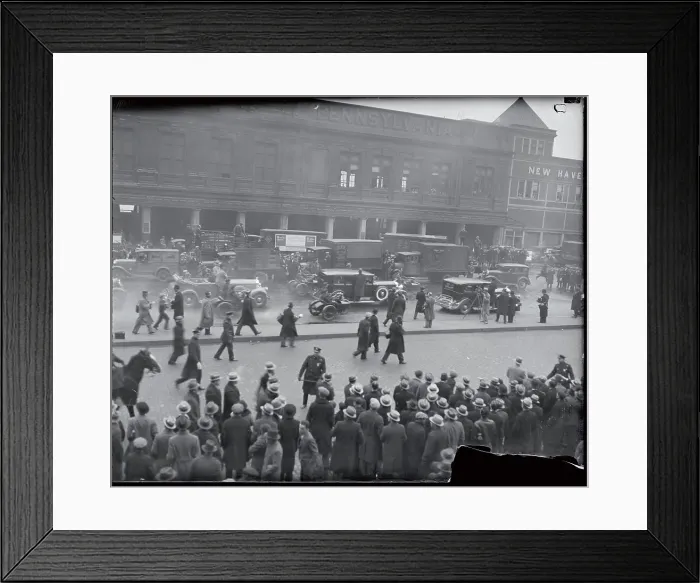 Framed Print : Newsmen Waiting for Roosevelt Framed Print : Newsmen Waiting for Roosevelt