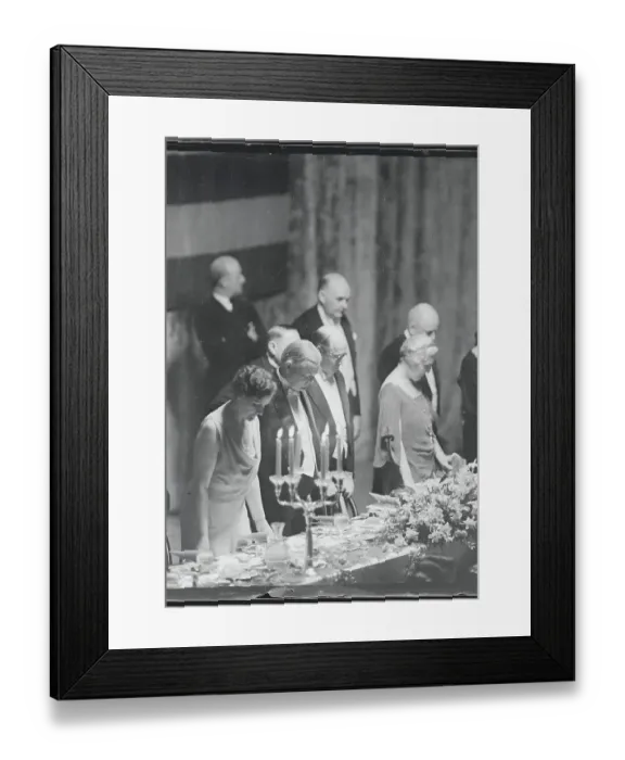 Framed Print : Herbert Hoover Praying Framed Print : Herbert Hoover Praying