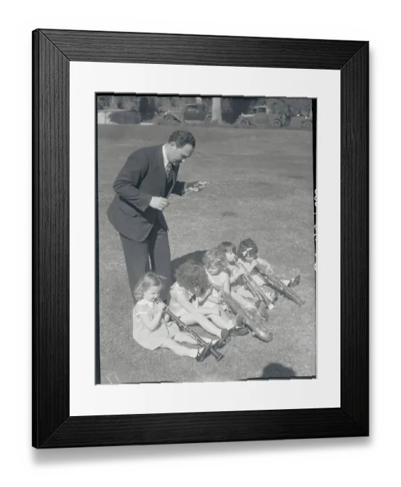 Framed Print : Children Playing Instruments Framed Print : Children Playing Instruments
