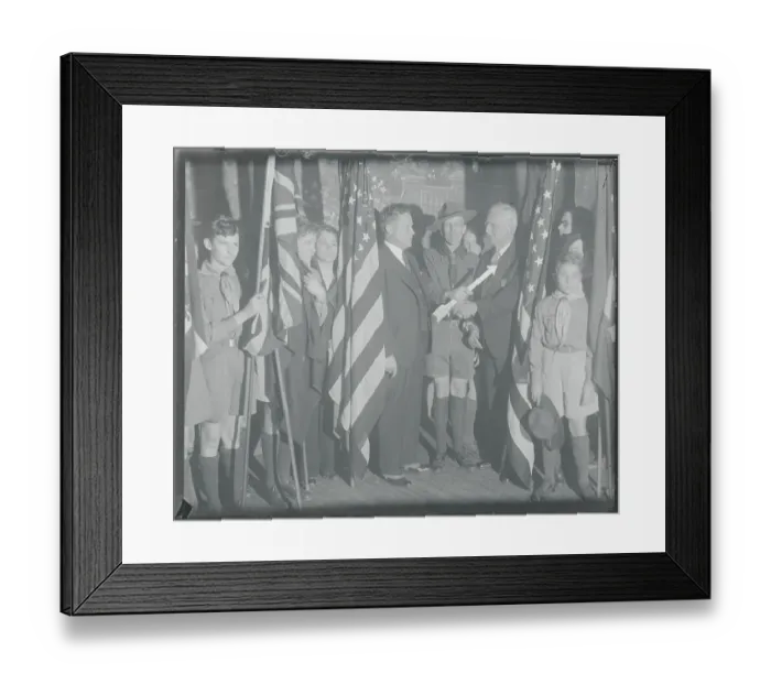 Framed Print : Scout and Rotary Club Notables