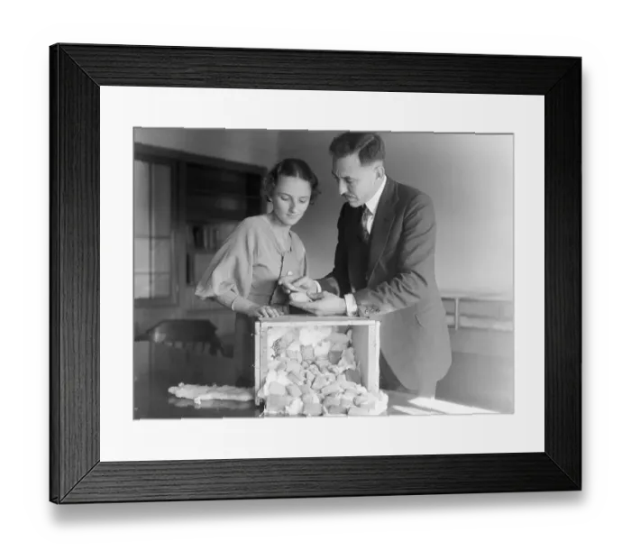 Framed Print : Carl Knopf and Ida May Compere Framed Print : Carl Knopf and Ida May Compere