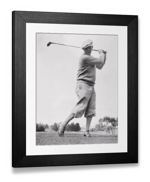 Framed Print : Grantland Rice Teeing Off Framed Print : Grantland Rice Teeing Off