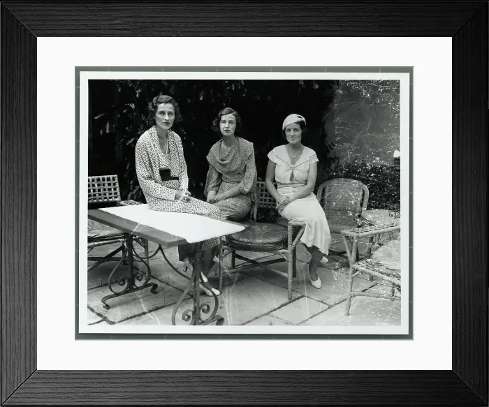 Framed Print : Rose Kennedy With Other Women on Patio Framed Print : Rose Kennedy With Other Women on Patio