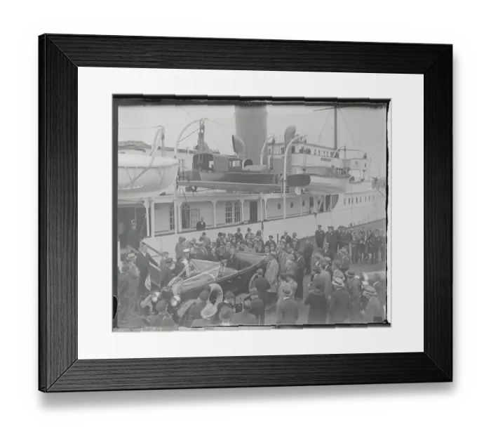 Framed Print : Roosevelt Leaving on Cruise Framed Print : Roosevelt Leaving on Cruise