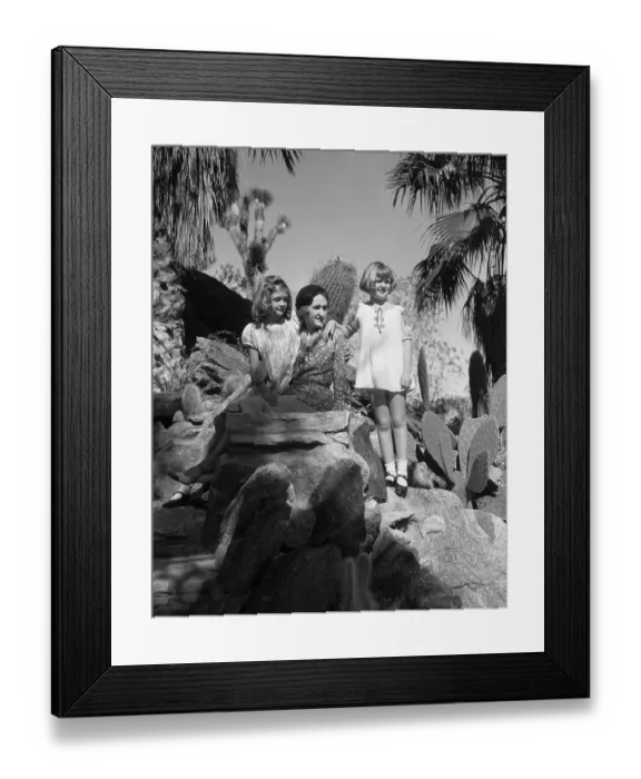 Framed Print : Mrs. Mrs. McAdoo and Children and Children