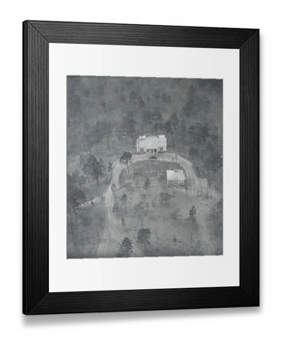 Framed Print : Roosevelt's Georgia Home Framed Print : Roosevelt's Georgia Home