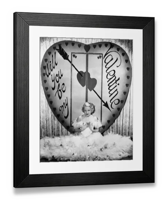 Framed Print : Wynne Gibson, Valentine Girl Framed Print : Wynne Gibson, Valentine Girl