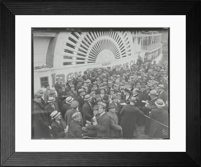 Framed Print : Steamboat Auction During Depression Framed Print : Steamboat Auction During Depression