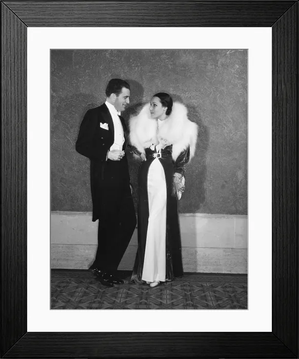Framed Print : Dolores Del Rio and Cedric Gibbons Framed Print : Dolores Del Rio and Cedric Gibbons