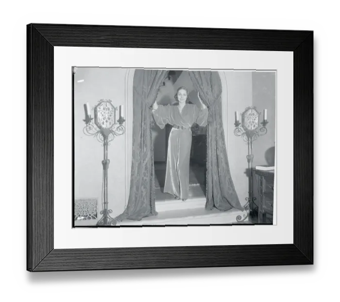 Framed Print : Adrienne Ames Posing Framed Print : Adrienne Ames Posing