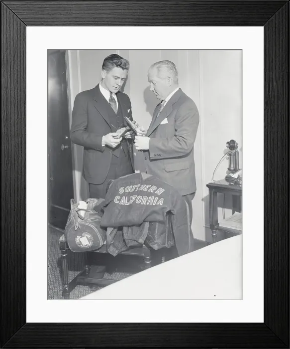 Framed Print : Frank Wycoff and Daniel Ferris Observing Sprinting Shoes Framed Print : Frank Wycoff and Daniel Ferris Observing Sprinting Shoes