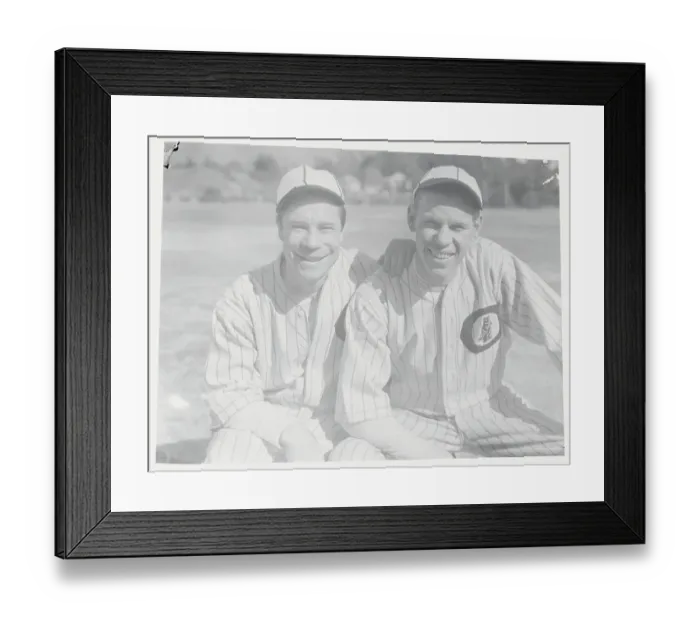 Framed Print : Joe E. Brown and Babe Herman Framed Print : Joe E. Brown and Babe Herman