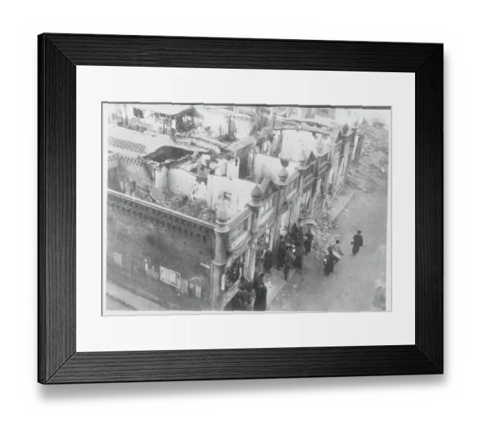 Framed Print : Shanhaikwan Damaged Framed Print : Shanhaikwan Damaged