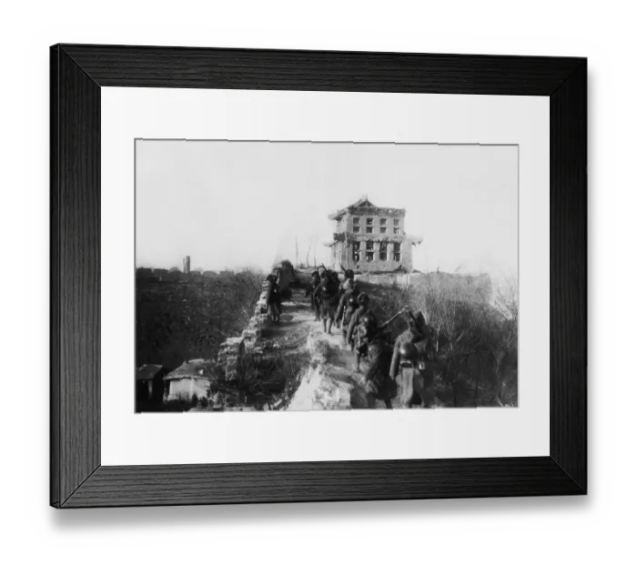Framed Print : Japanese Troops Advance in Manchuria Framed Print : Japanese Troops Advance in Manchuria
