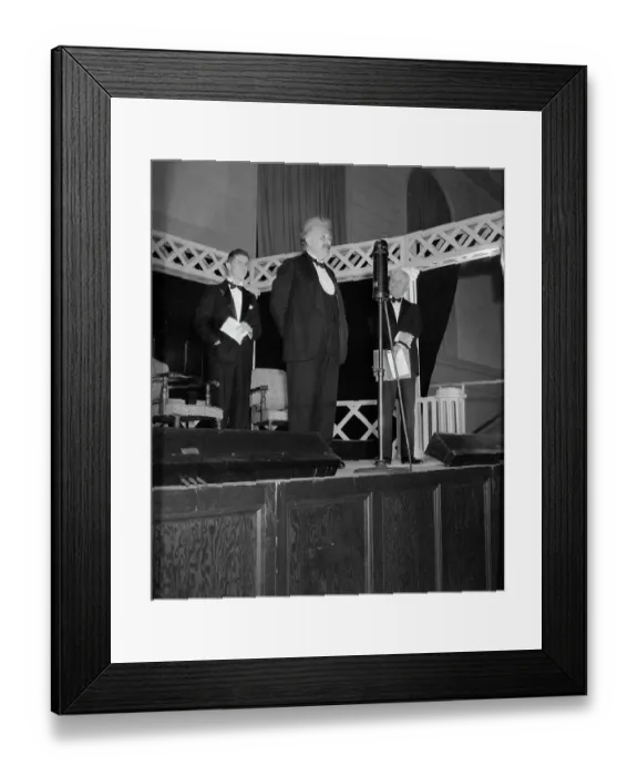 Framed Print : Einstein Gives Speech at CalTech Framed Print : Einstein Gives Speech at CalTech