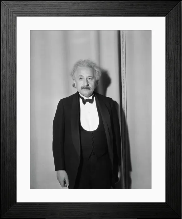 Framed Print : Professor Albert Einstein at Pasadena Civic Auditorium Framed Print : Professor Albert Einstein at Pasadena Civic Auditorium