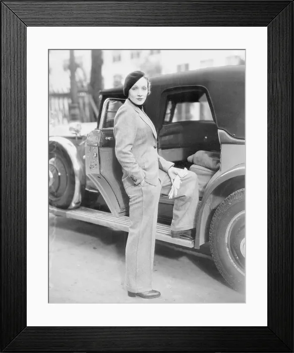 Framed Print : Marlene Sets the Mode Framed Print : Marlene Sets the Mode