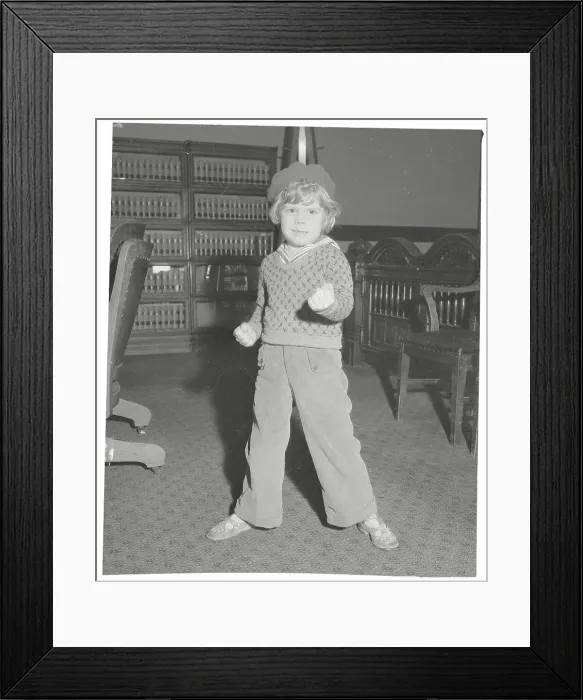 Framed Print : Portrait of Tommy Bond Framed Print : Portrait of Tommy Bond