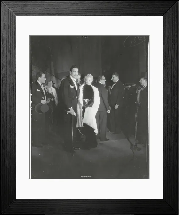 Framed Print : Thelma Todd with Her Husband Framed Print : Thelma Todd with Her Husband