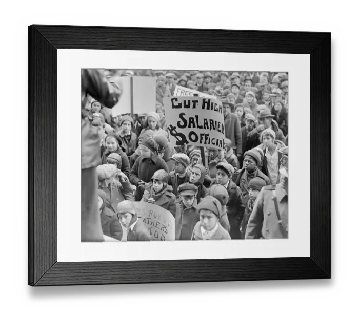 Framed Print : Communists Staging Demonstration Framed Print : Communists Staging Demonstration