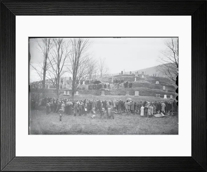 Framed Print : Burial of Calvin Coolidge Framed Print : Burial of Calvin Coolidge