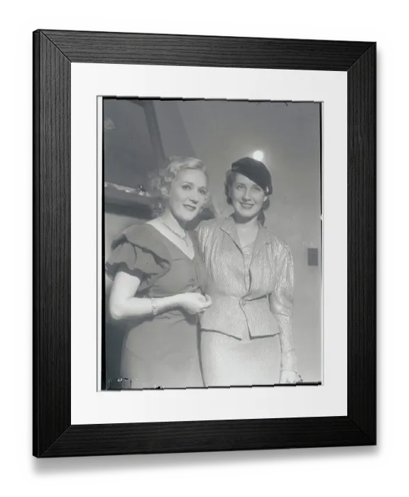 Framed Print : Norma Shearer and Mary Pickford Framed Print : Norma Shearer and Mary Pickford