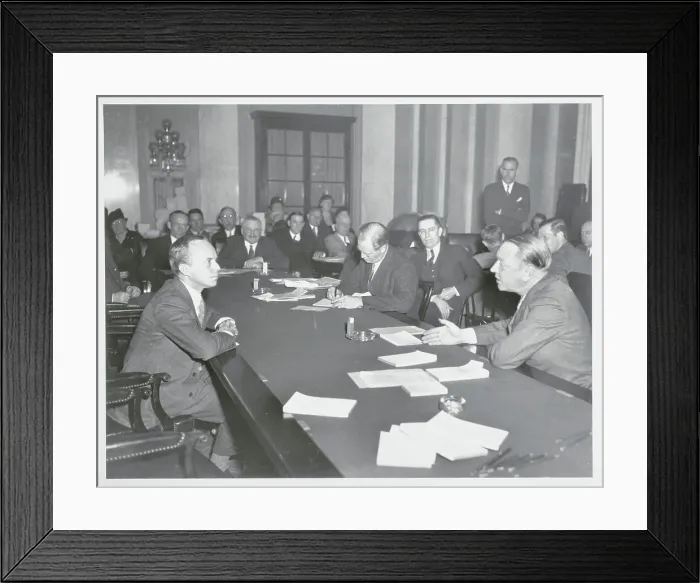 Framed Print : Donald Durant at Senate Hearing Framed Print : Donald Durant at Senate Hearing