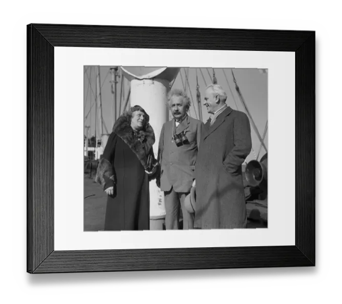 Framed Print : Albert Einstein and Others Framed Print : Albert Einstein and Others