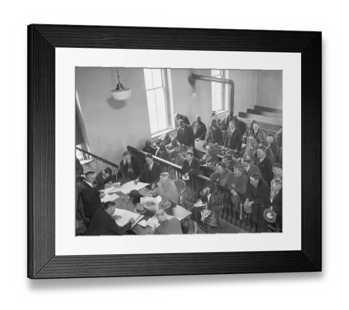 Framed Print : Public Auction In Spotsylvania