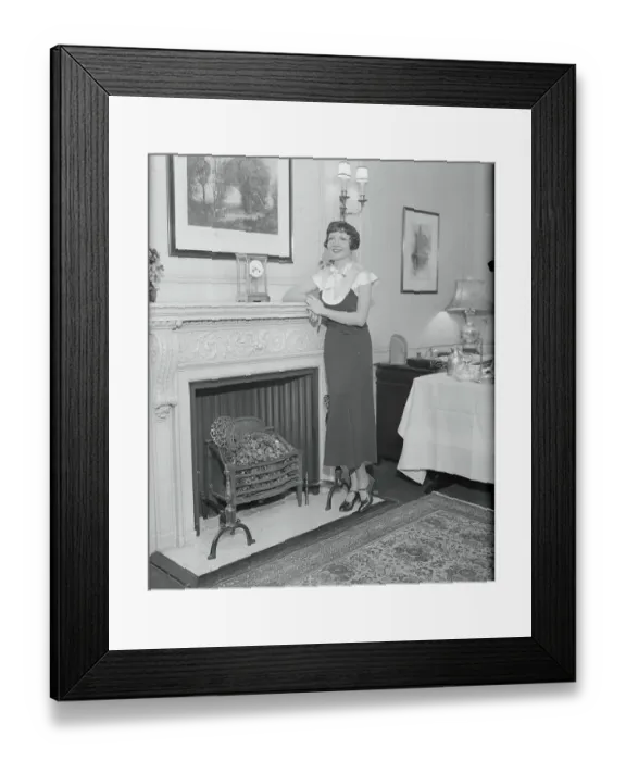 Framed Print : Portrait of Claudette Colbert Framed Print : Portrait of Claudette Colbert