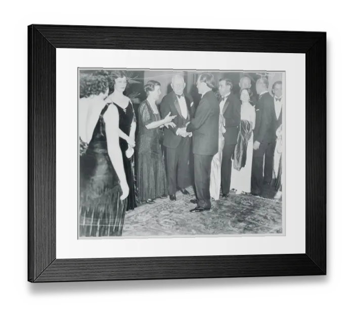 Framed Print : John Nance Garner and Guests Framed Print : John Nance Garner and Guests