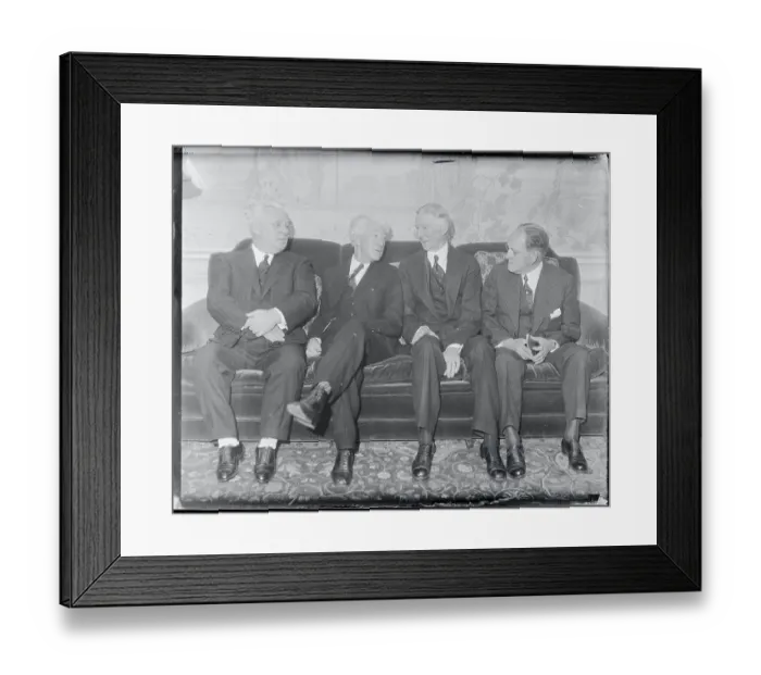Framed Print : Baseball Peers on Couch During Funeral Services Framed Print : Baseball Peers on Couch During Funeral Services