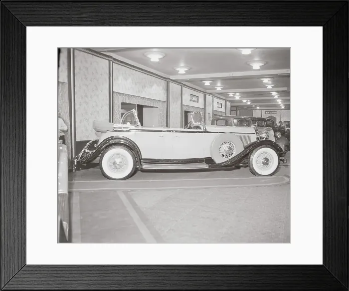 Framed Print : Lincoln Phaeton Automobile at Auto Show Framed Print : Lincoln Phaeton Automobile at Auto Show