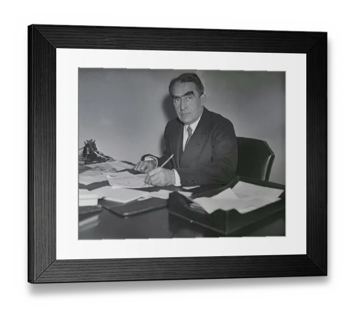 Framed Print : Admiral Cary T. Grayson