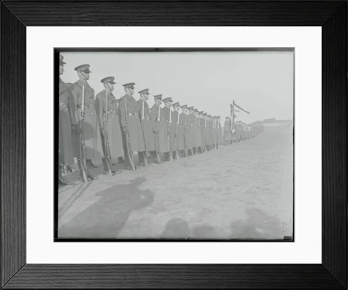 Framed Print : Troops Standing at Attention Honoring Former President Framed Print : Troops Standing at Attention Honoring Former President